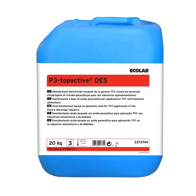 Ecolab P3-Topactive DES zuur desinfectiemiddel 20 kg