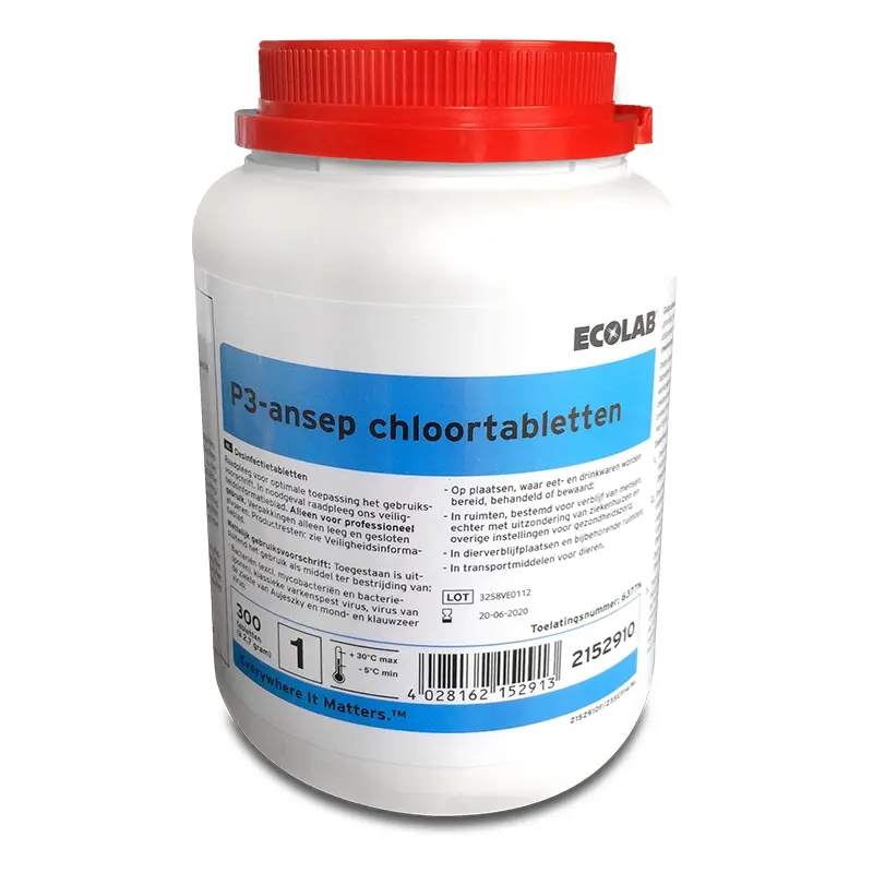 Ecolab P3-Ansep chloortabletten desïnfectiemiddel