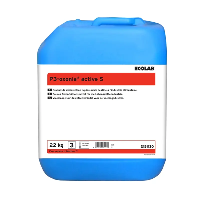Ecolab P3-Oxonia Active S zuur desinfectiemiddel 22 kg