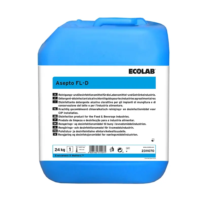 Ecolab Asepto FL-D Industry reiniging en desinfectie 24 kg