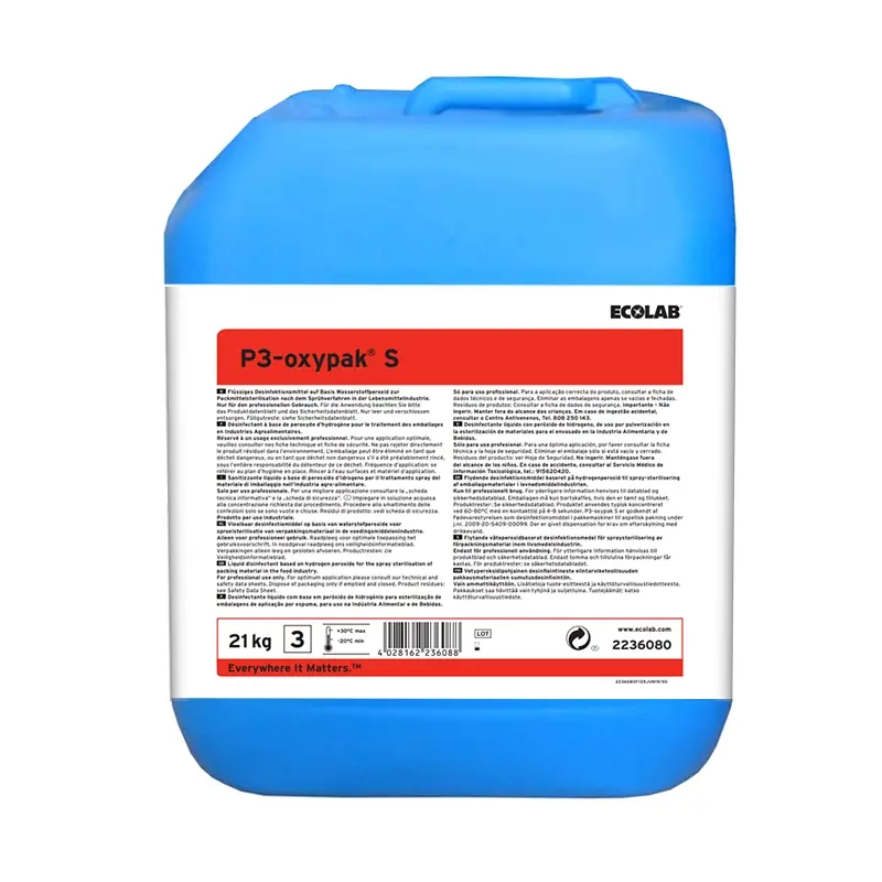 Ecolab P3-oxypak S vloeibaar desinfectiemiddel 21 kg