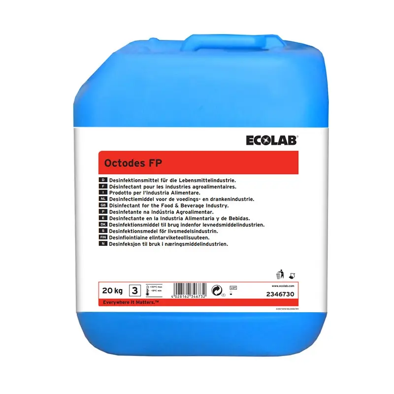 Ecolab Octodes FP oppervlakte desinfectiemiddel perzuur 20 kg