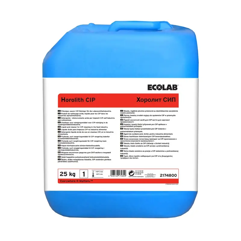 Ecolab Horolith CIP vloeibaar zuur reinigingsmiddel 25 kg