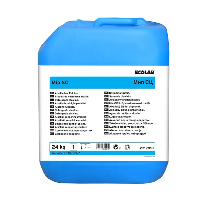 Ecolab Mip SC sterk alkalisch reinigingsmiddel CIP 24 kg