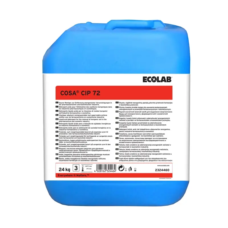Ecolab Cosa CIP 72 zuur reinigingsmiddel 24 kg