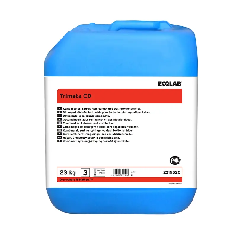 Ecolab Trimeta CD zuur reiniging en desinfectiemiddel 23 kg