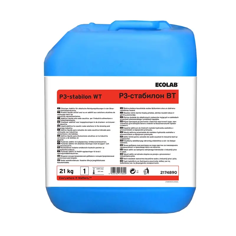 Ecolab P3-Stabilon WT vloeibare reinigingsversterker jerrycan 21 kg