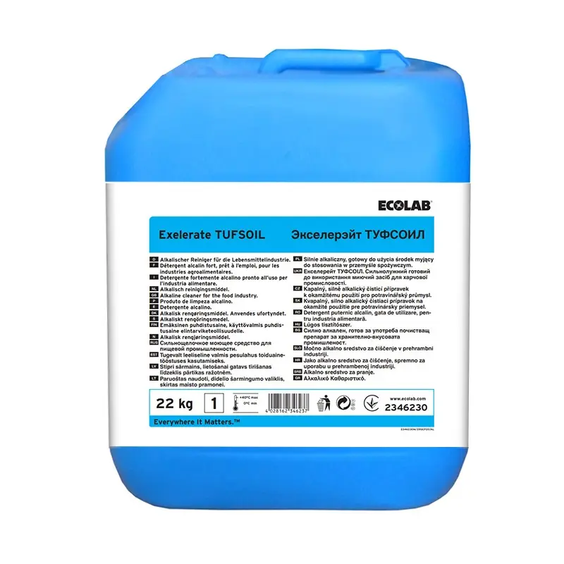 Ecolab Exelerate Tufsoil reinigingsmiddel aangebrande oppervlakken 22 kg