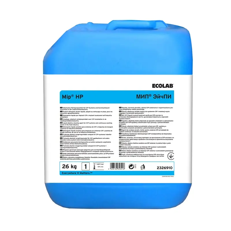 Ecolab Mip HP sterk alkalisch reinigingsmiddel CIP 26 kg
