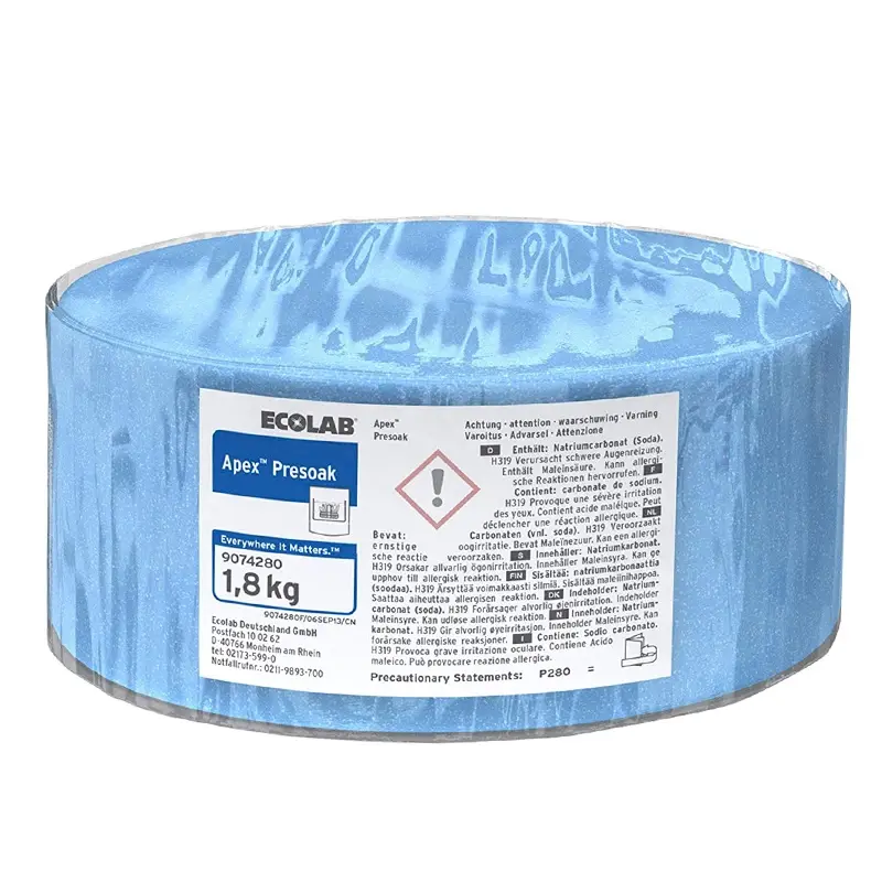 Ecolab Apex Presoak voorweekmiddel vaatwasser 1800 gr