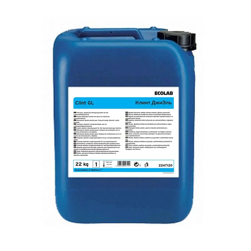 Ecolab Clint GL licht alkalisch reinigingsmiddel fosfaatvrij 22 kg