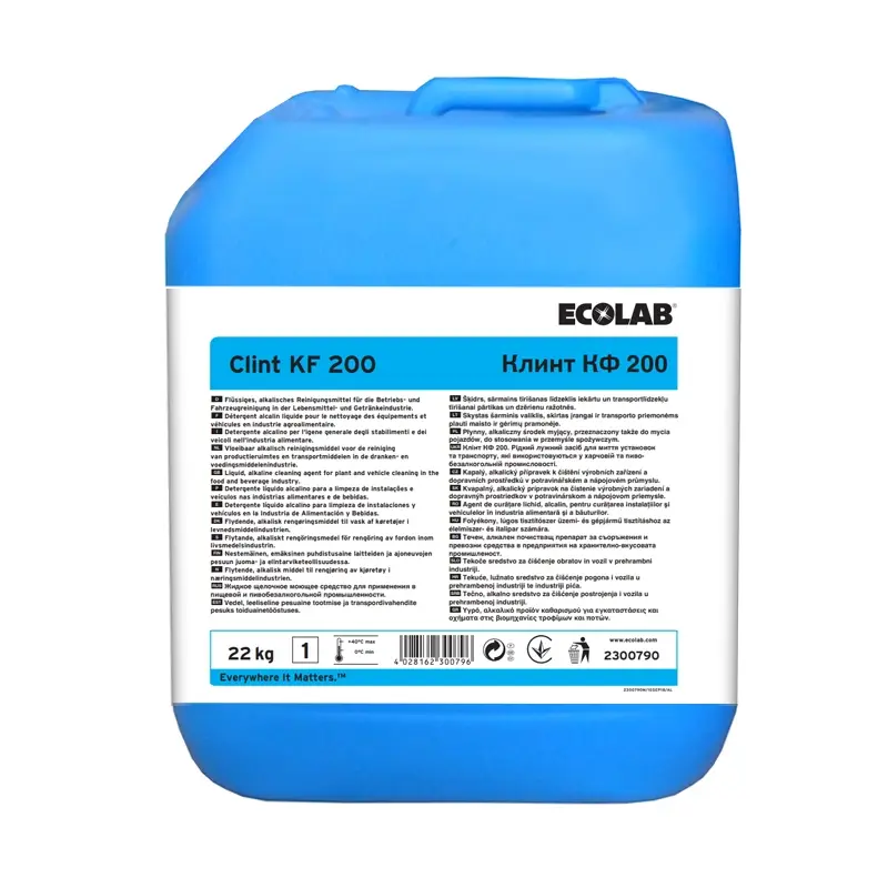 Ecolab Clint KF 200 alkalisch reinigingsmiddel 22 kg