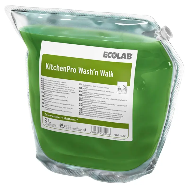 Ecolab KitchenPro Wash’n Walk vloerreiniger 2x2 liter
