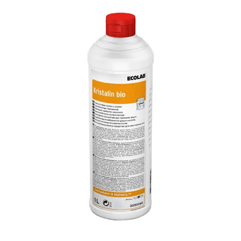 Ecolab Kristalin Bio alkalische sanitairreiniger 6x1 liter