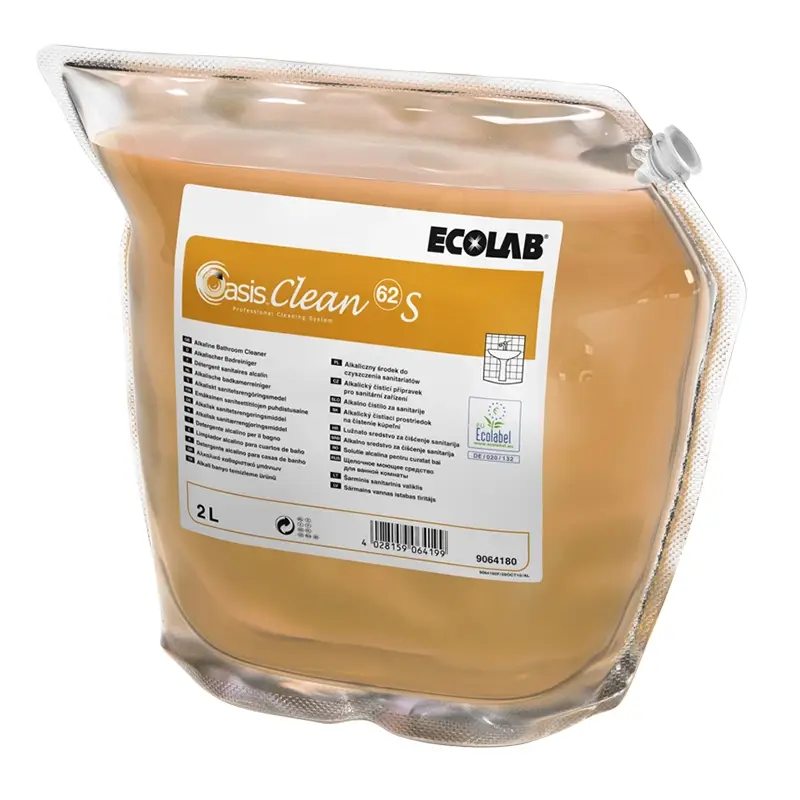 Ecolab Oasis Clean 62 S alkalische sanitairreiniger 2x2 liter
