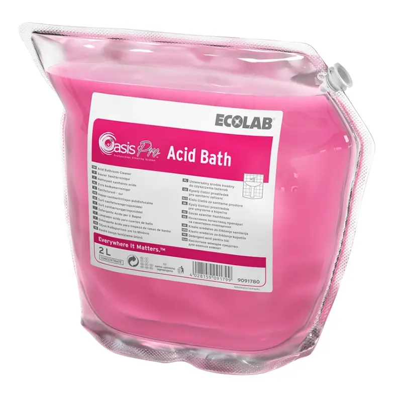 Ecolab Oasis Pro Acid Bath zure sanitairreiniger 2x2 liter