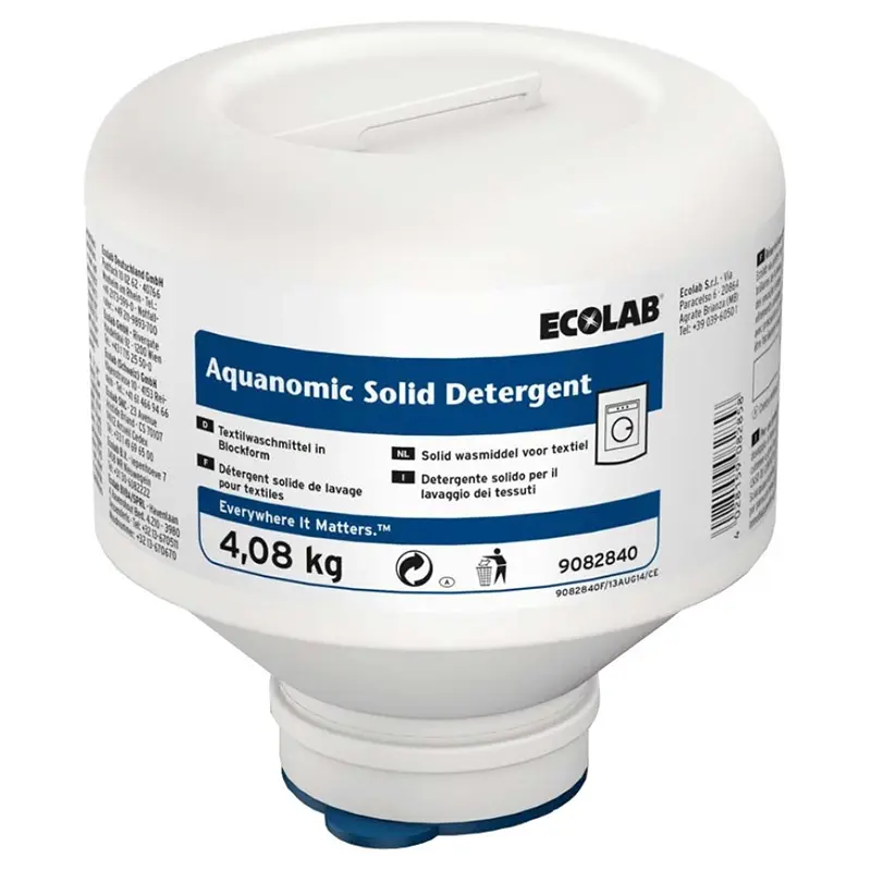 Ecolab Aquanomic Solid Detergent wasmiddel 4080 gr