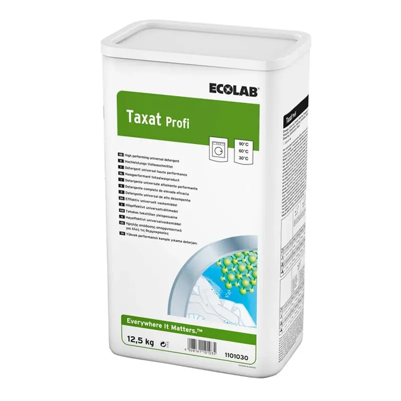 Ecolab Taxat Profi universeel waspoeder vat 12,5 kg