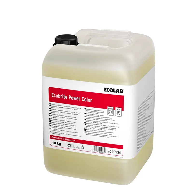 Ecolab Ecobrite Power Color waskrachtversterkers jerrycan 10 liter