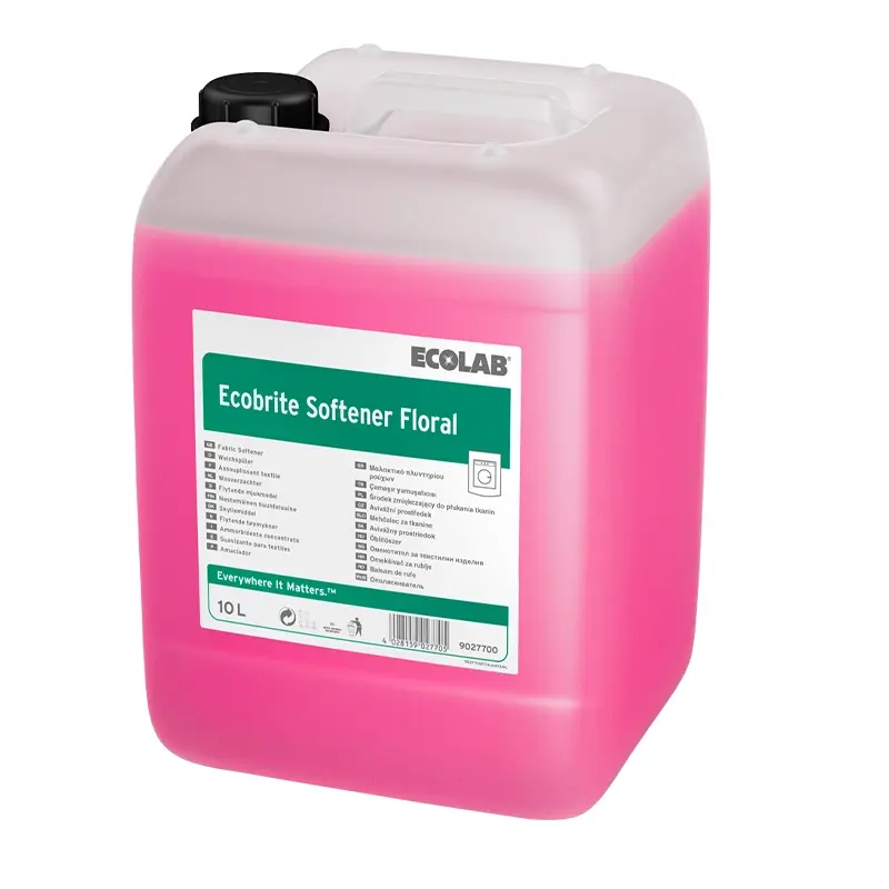Ecolab Ecobrite Softener Floral wasverzachter can 10 kg