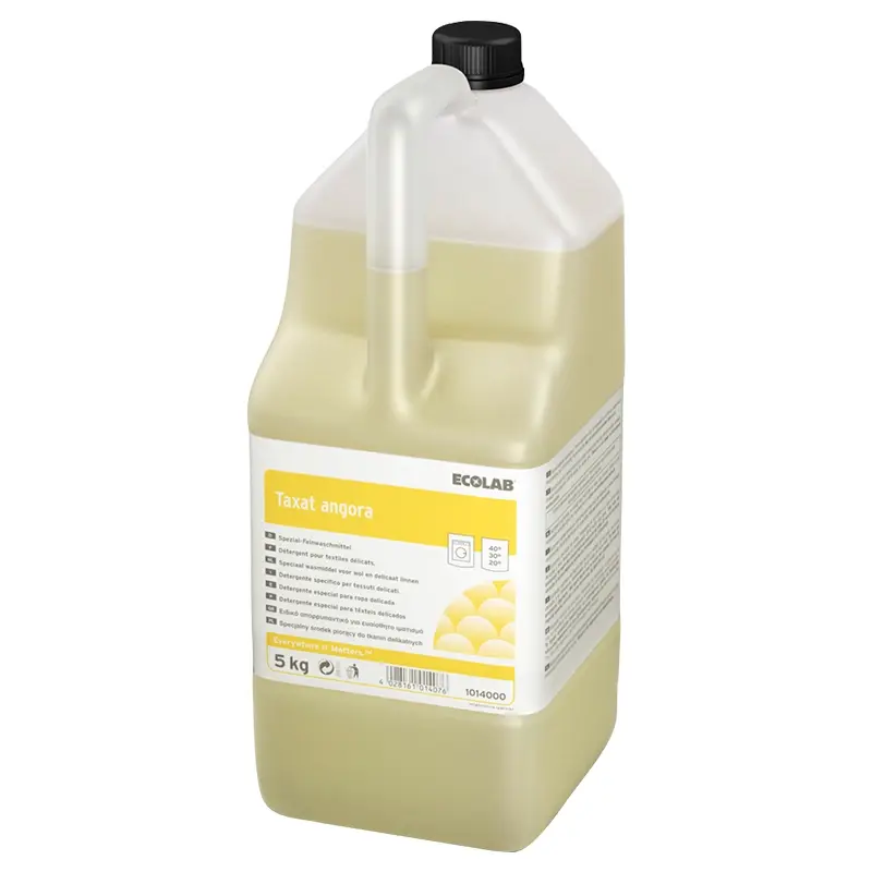 Ecolab Taxat Angora wasmiddel fles 5 kg