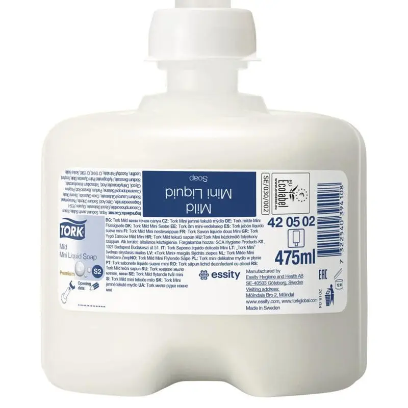 Tork Milde Mini vloeibare zeep voor S2 dispenser 475 ml