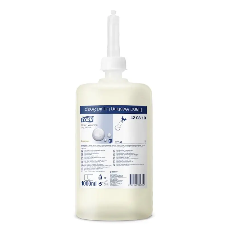 Tork reinigende vloeibare zeep voor S1 dispenser 1000 ml