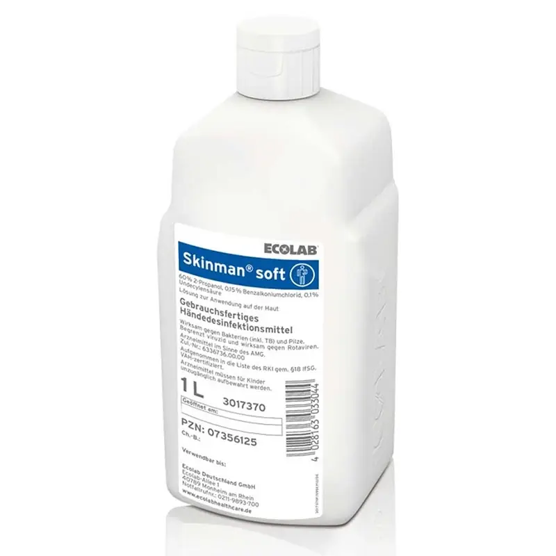 Ecolab Skinman Soft Protect handdesinfectie 1 liter