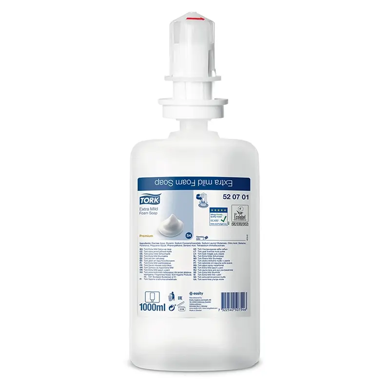 Tork Extra Mild schuimzeep voor dispenser S4 1000 ml