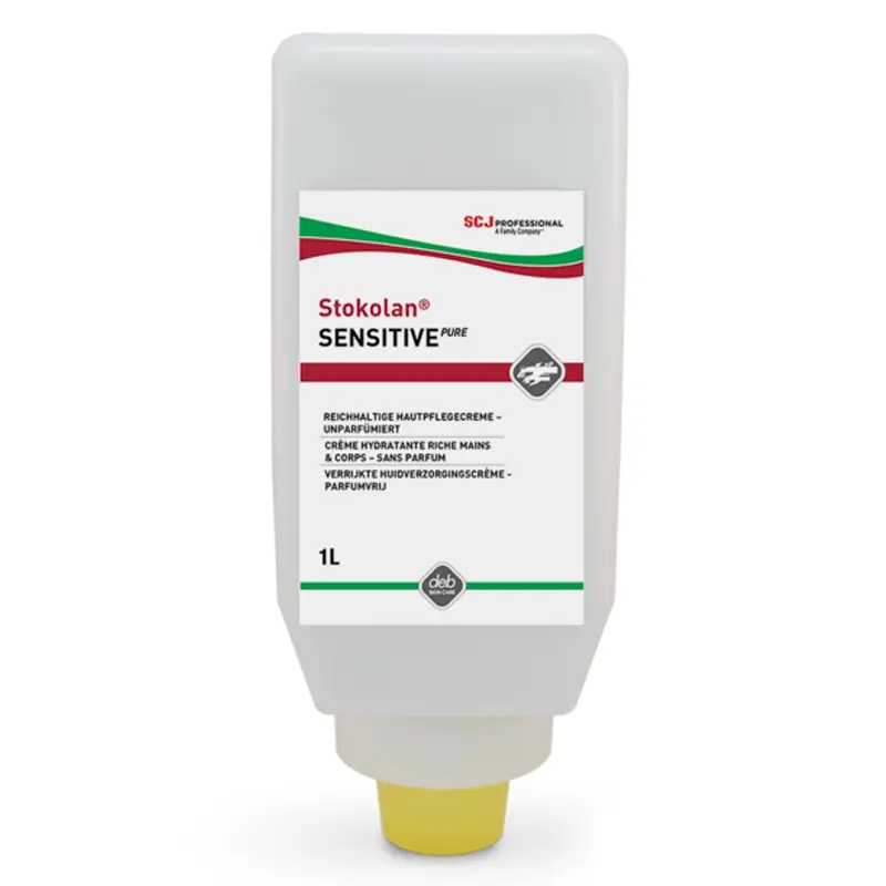 Deb Stokolan Sensitive PURE huidverzorgende crème 1 liter softbottle