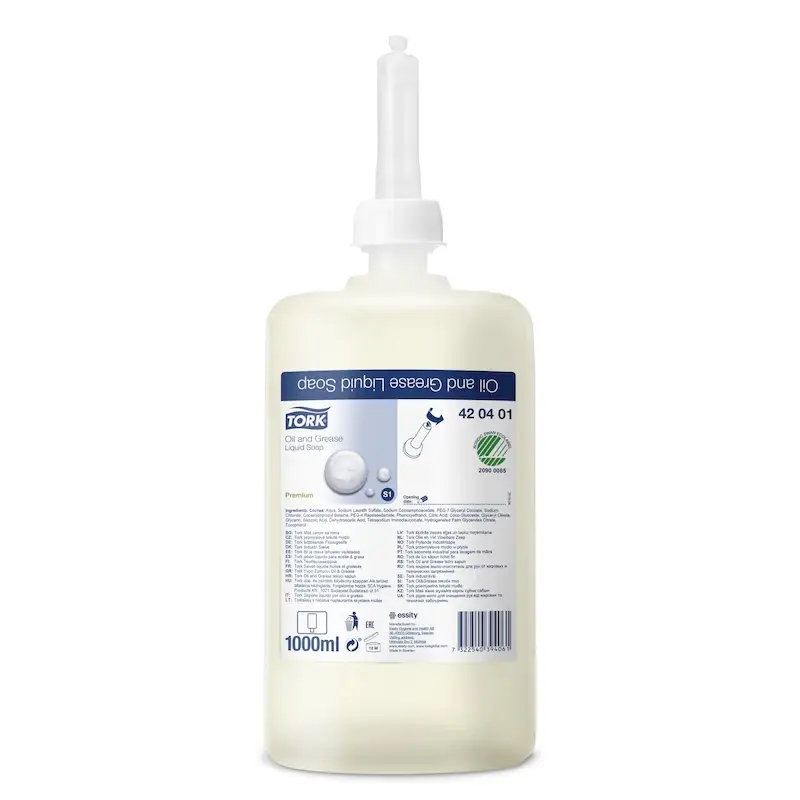 Tork Olie en Vet vloeibare zeep voor dispenser S1 1000 ml