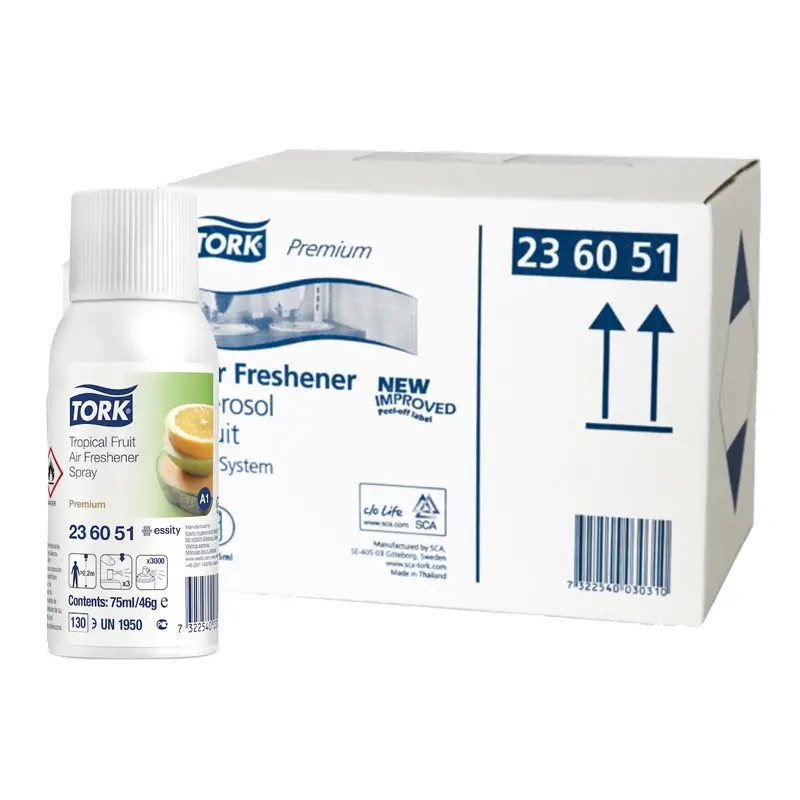 Tork luchtverfrisser spray tropische fruitgeur voor A1 dispenser