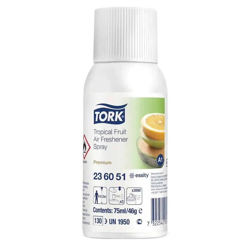 Tork luchtverfrisser spray tropische fruitgeur voor A1 dispenser