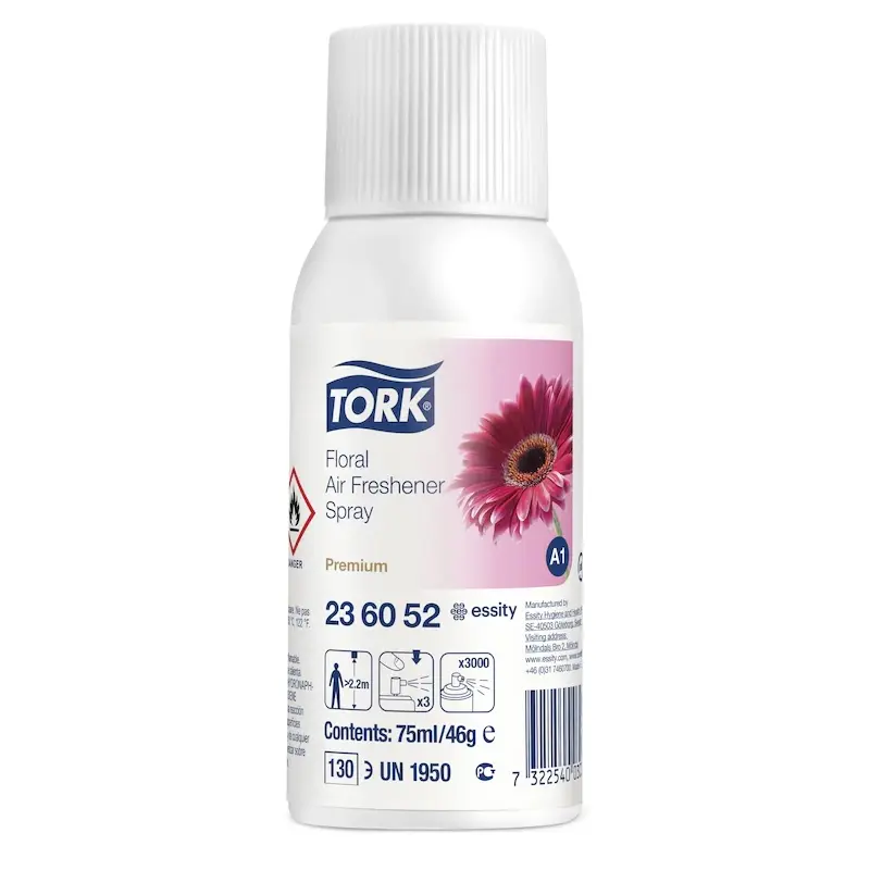 Tork luchtverfrisser spray bloemengeur voor A1 dispenser