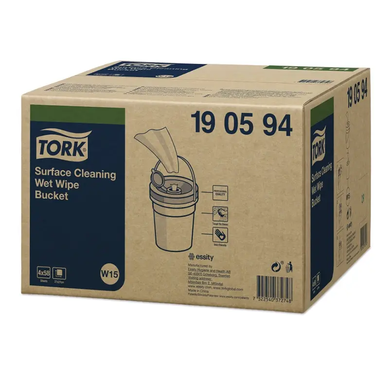 Tork Surface Cleaning Wet Wipe Refill reinigingsdoekjes wit W15
