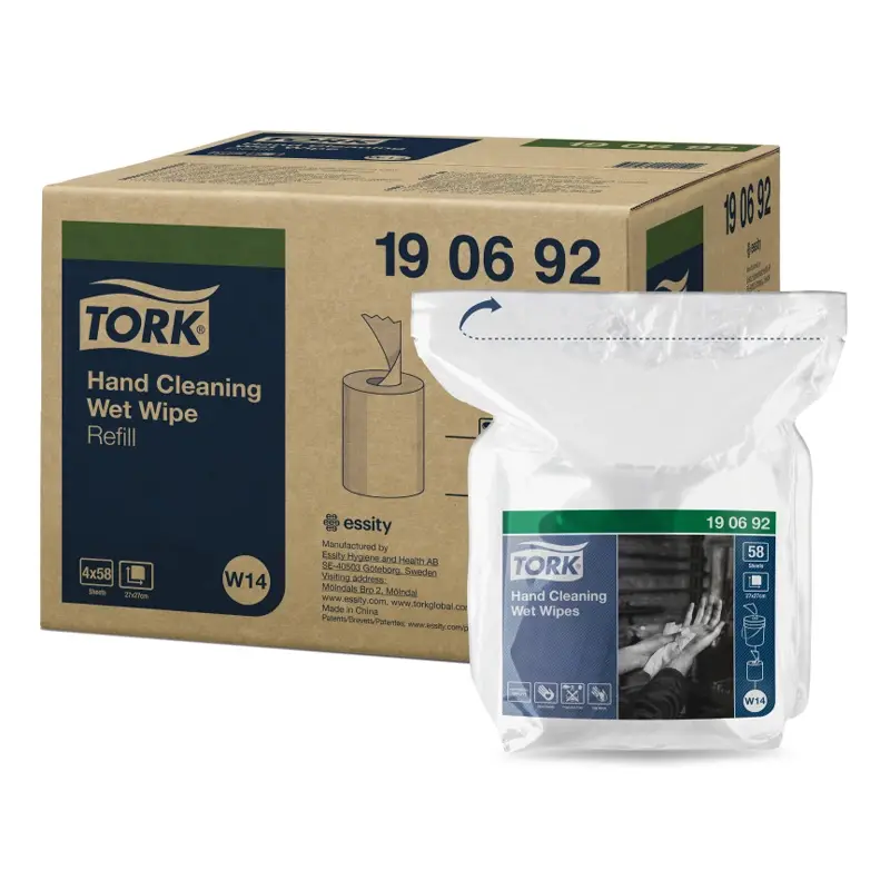 Tork Hand Cleaning vochtige reinigingsdoekjes W14 navulling