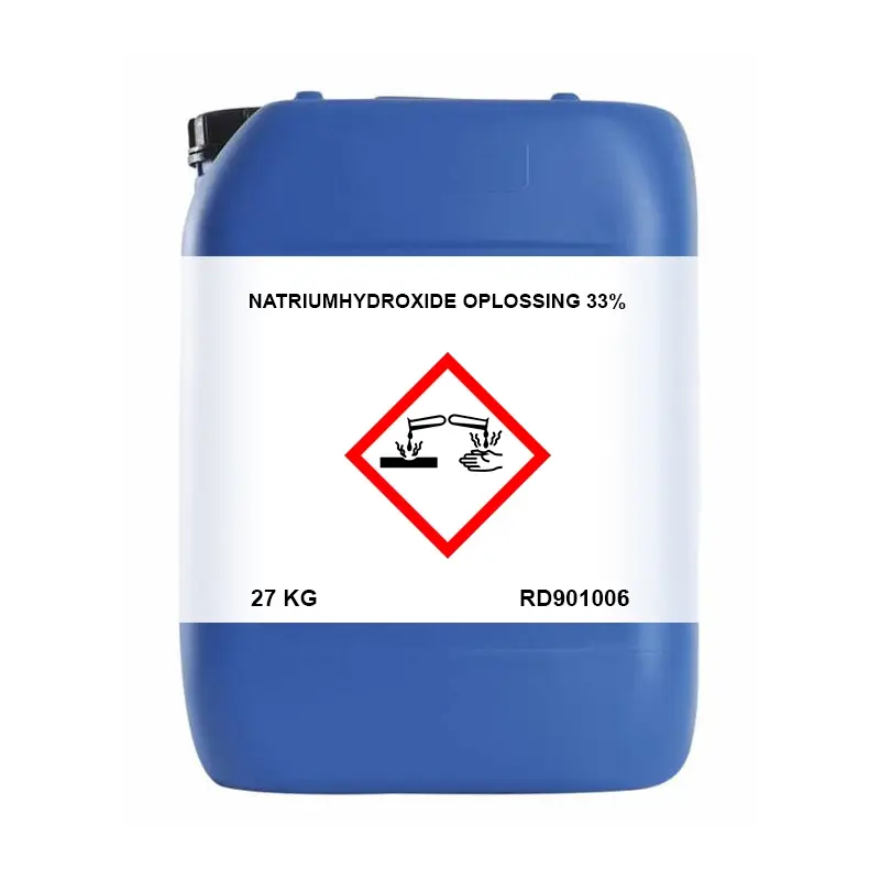 Natriumhydroxide oplossing 33% levensmiddelen kwaliteit 27 kg