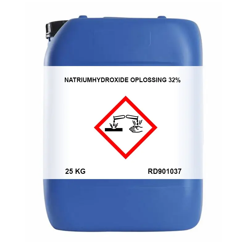Natriumhydroxide oplossing 32% jerrycan 25 kg