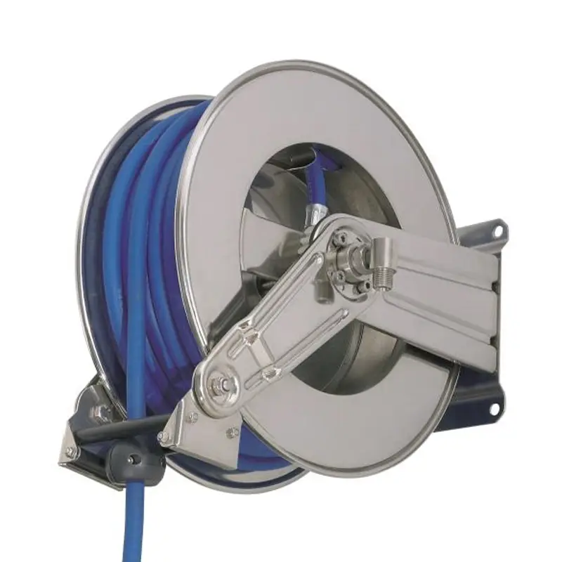 Automatische slanghaspel RVS voor 20 m 1/2'' slang