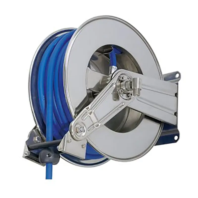 Automatische slanghaspel drinkwater RVS voor 1/2'' slang