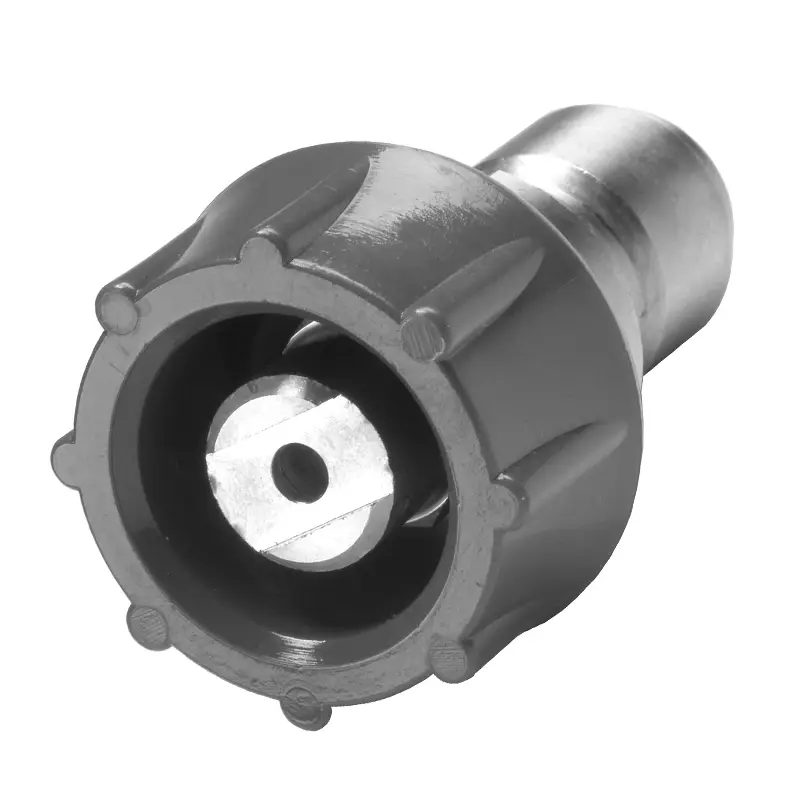 Spraynozzle Tornado 15° 40 l/min met adapter en protectie grijs