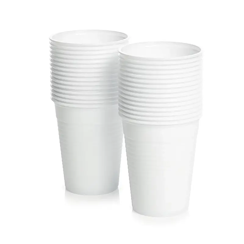 Automaten koffiebekertjes PS ø70,3 mm 180 ml wit