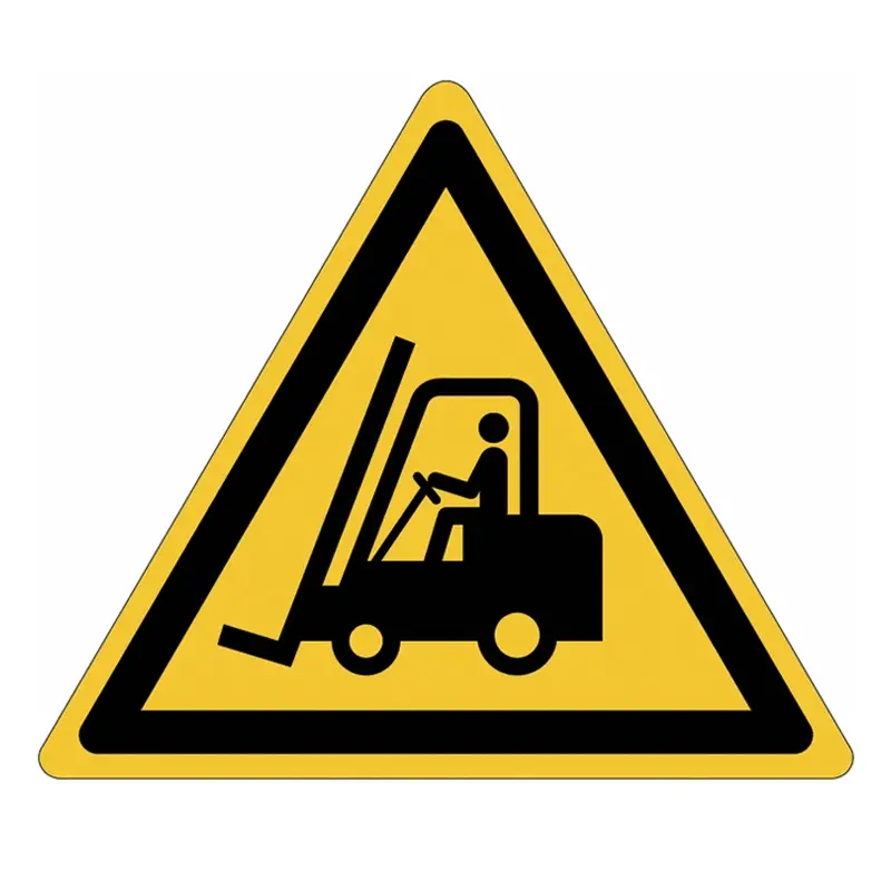 Sticker waarschuwing transportvoertuigen PIC 306