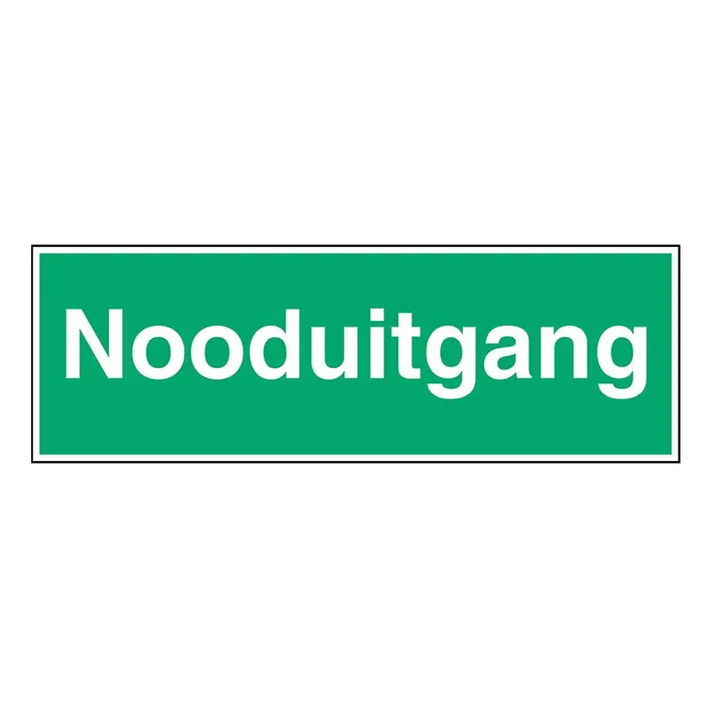 Sticker nooduitgang STN 724