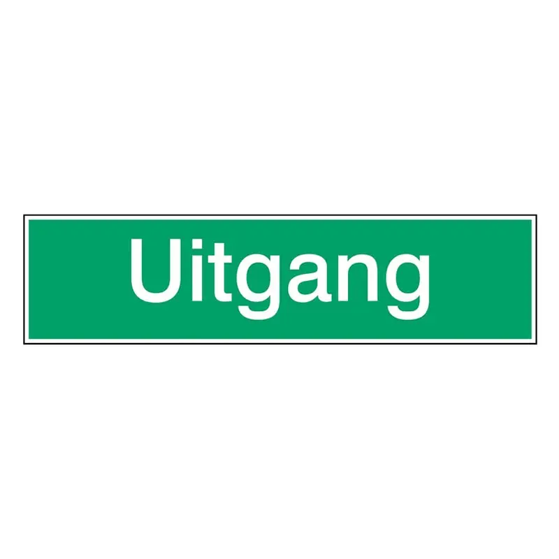 Sticker nooduitgang STN 723