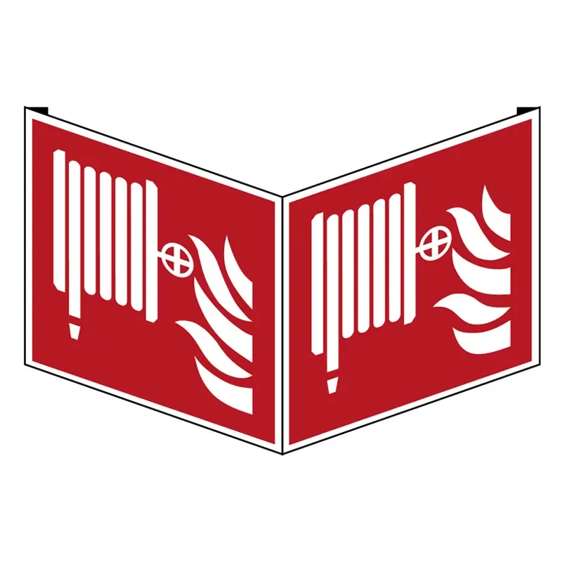 Bord brandslang F002 panoramisch PVC