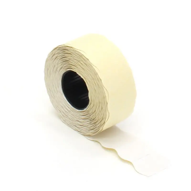 Prijsetiket "blanco" permanent 26x12 mm wit