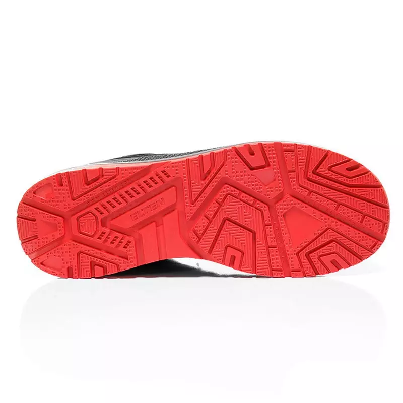 Elten Maverick Black-Red Low veiligheidsschoen S3 SRC ESD