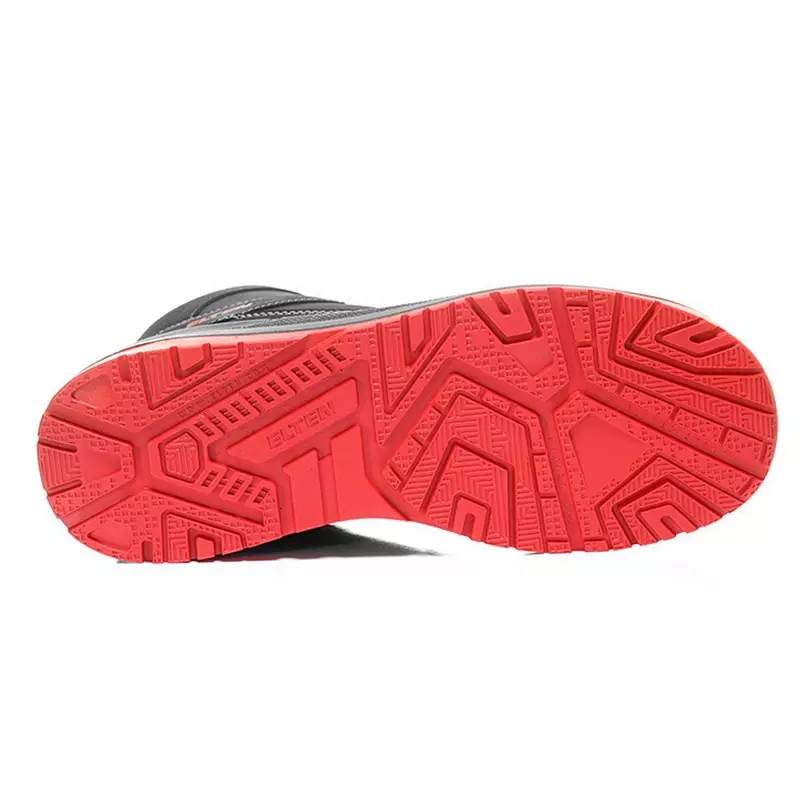 Elten Maverick Black-Red Mid veiligheidsschoen S3 SRC ESD