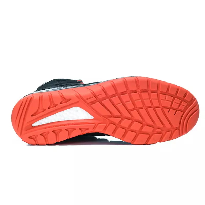 Elten Maddox Black-Red Mid veiligheidsschoen S3 SRC ESD